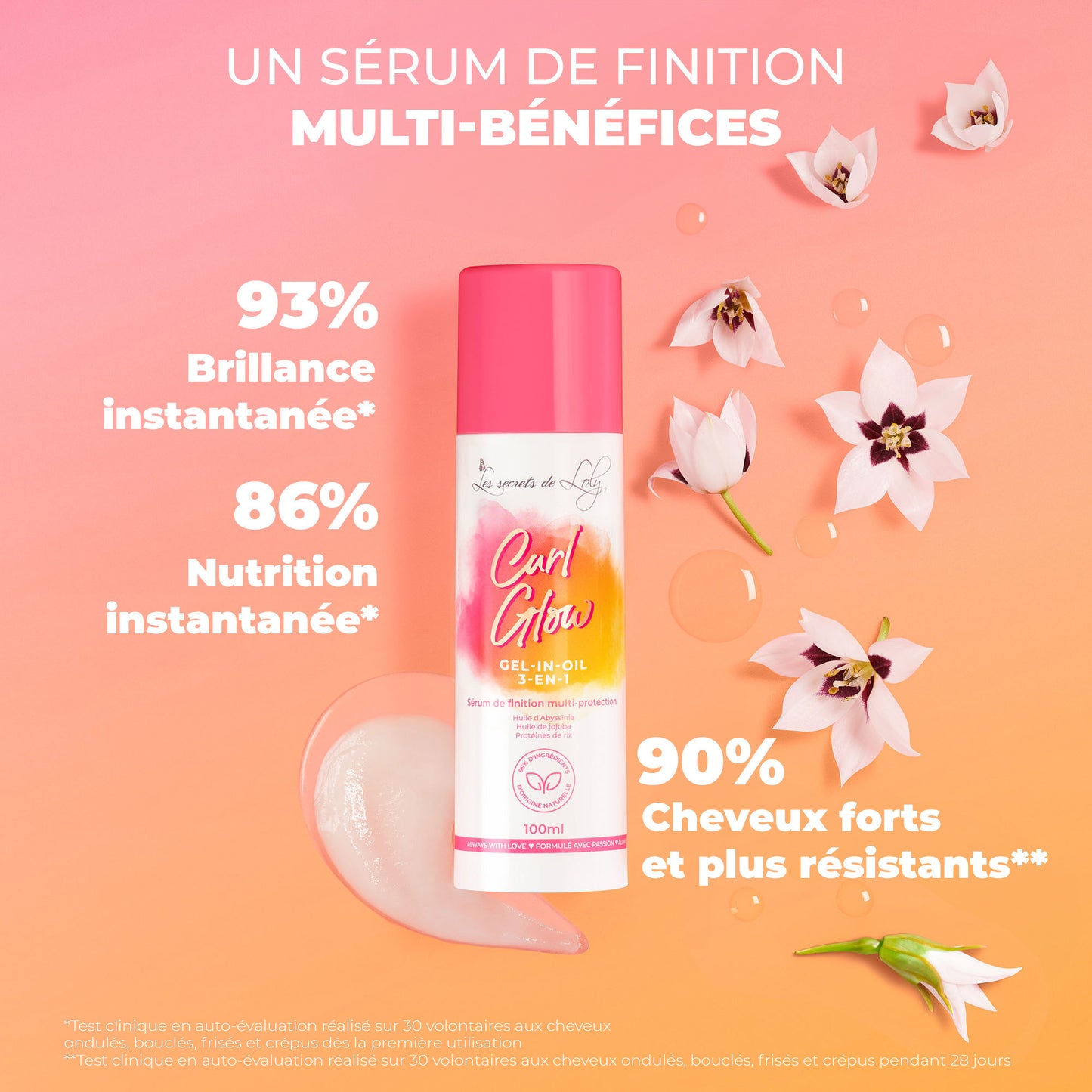 Curl Glow - Sérum de finition multi-protection
