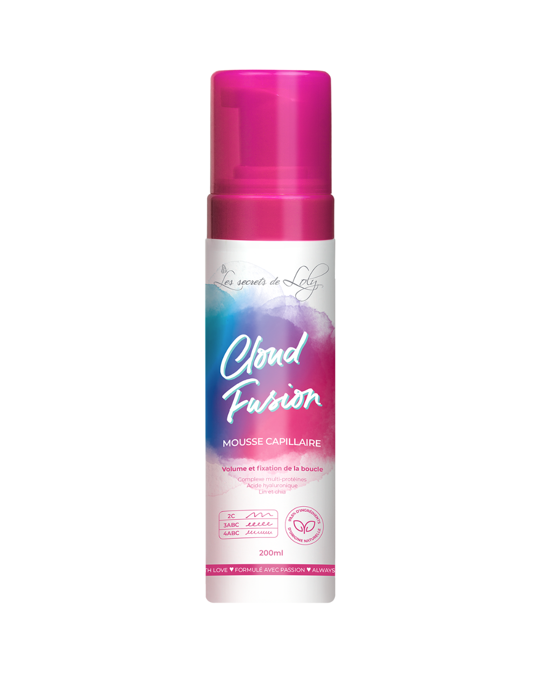 Cloud Fusion - mousse capillaire volume & fixation