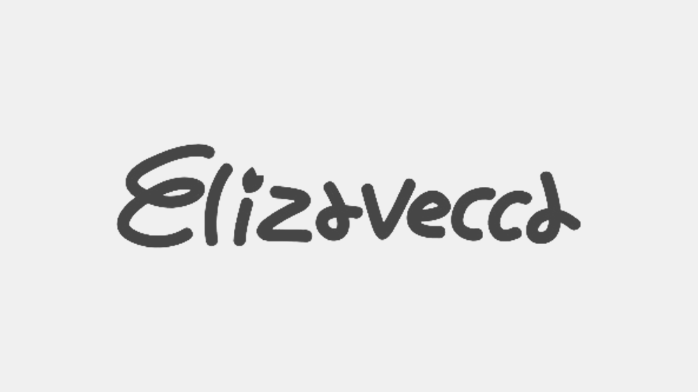 Elizavecca logo in bold handwritten font on a plain background