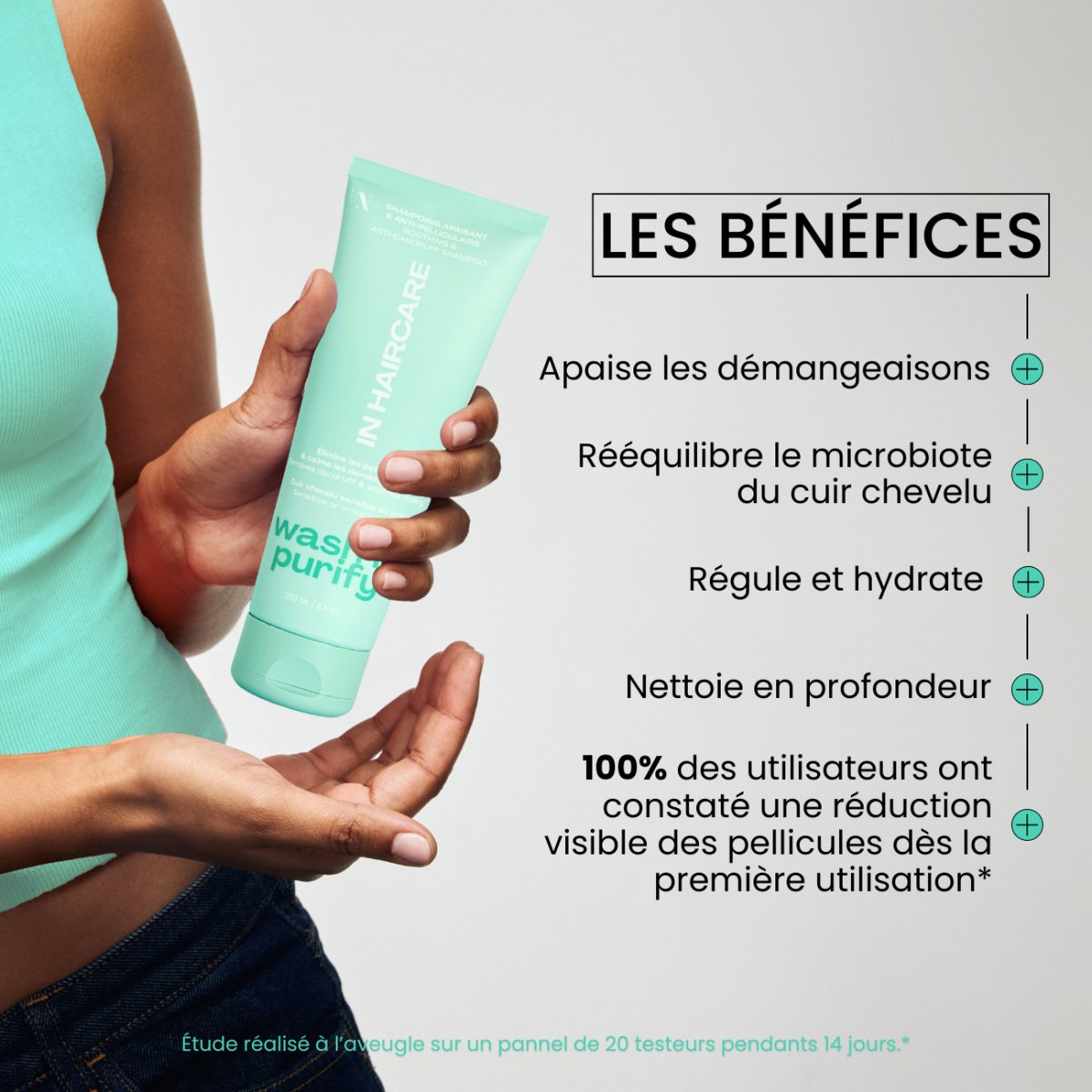 Wash n' Purify - Shampoing Apaisant & Anti-pelliculaire