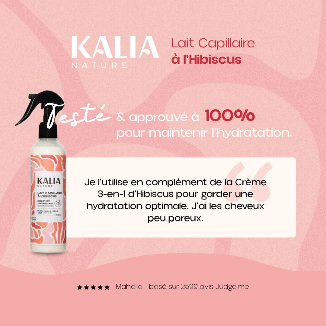 Lait Capillaire à l'Hibiscus
